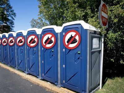 Professional construction toilets porta rental services in Aurora